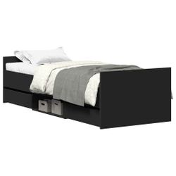 vidaXL Bett Bettgestell mit Kopf- und günstig online kaufen