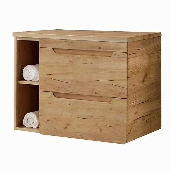 Lomadox Waschbeckenschrank LUTON-56-CRAFT Waschtischunterschrank 81 cm mit günstig online kaufen