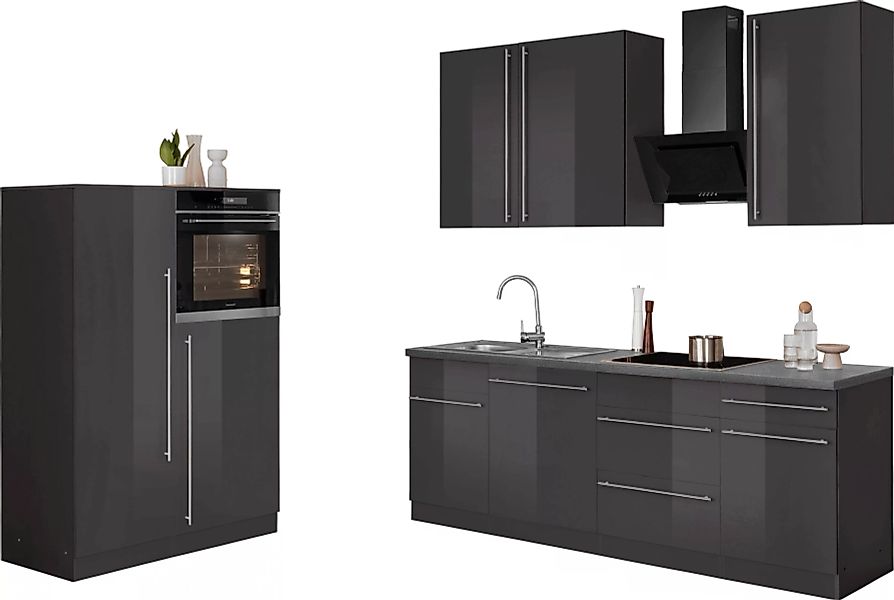 wiho Küchen Küche "Chicago", Breite 330 cm, mit Hanseatic-E-Geräten günstig online kaufen