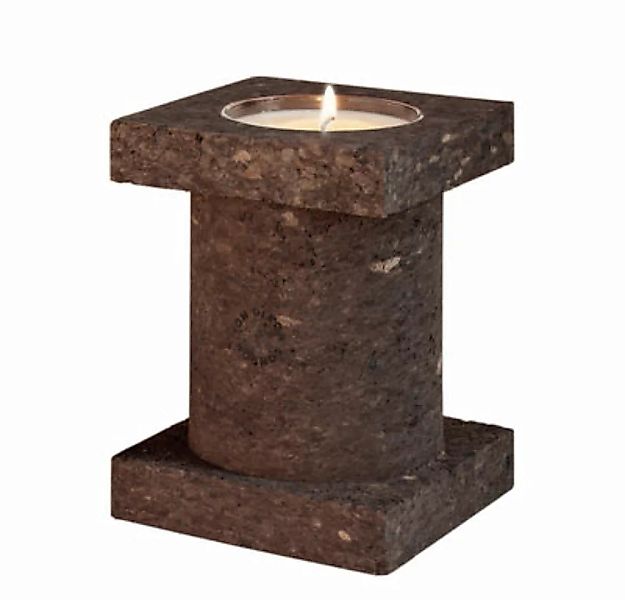 Parfumierte Kerze Cork Large kork braun / Kork - H 16 cm - Tom Dixon - Brau günstig online kaufen