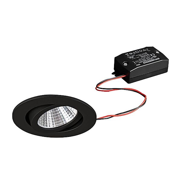 BRUMBERG LED-Einbaustrahler 38° rund schwarz 2700K günstig online kaufen