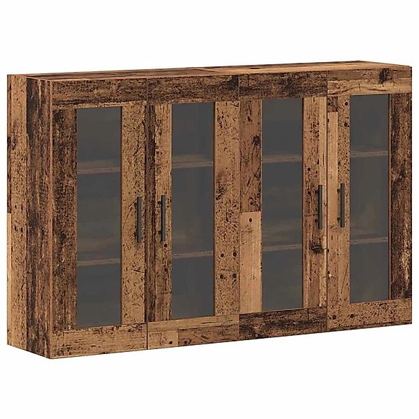 vidaXL Wandmontierte Schränke 2 Stk Altholz 69,5 x 34 x 90 cm 3394566 günstig online kaufen