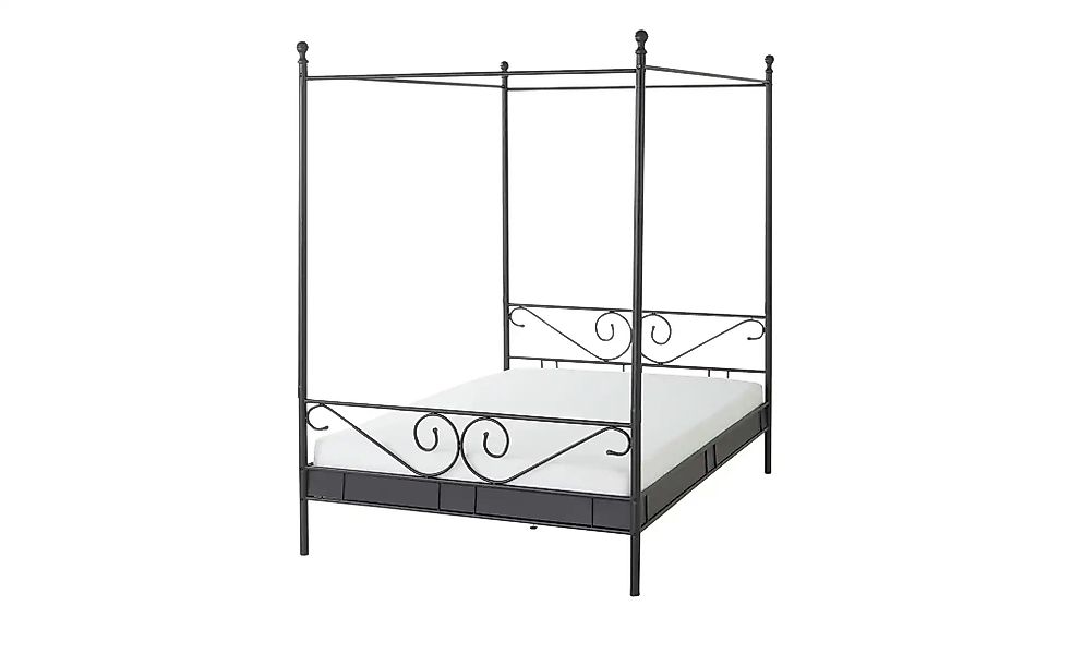 Himmelbett  Manege ¦ schwarz ¦ Maße (cm): B: 147 H: 209 Betten > Bettgestel günstig online kaufen