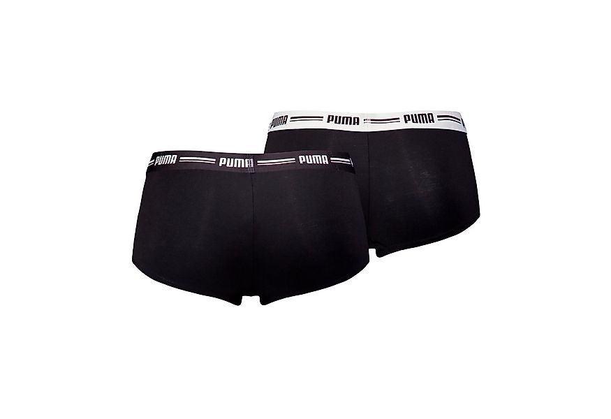 PUMA Panty PUMA WOMEN MINI SHORT 2P (2er Pack) schmaler Logo-Gummibund günstig online kaufen