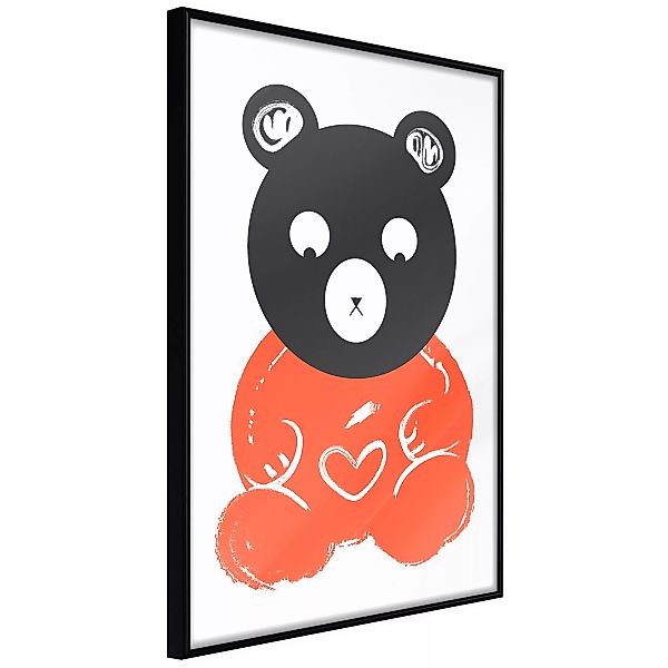 Poster - Teddy Bear In Love günstig online kaufen