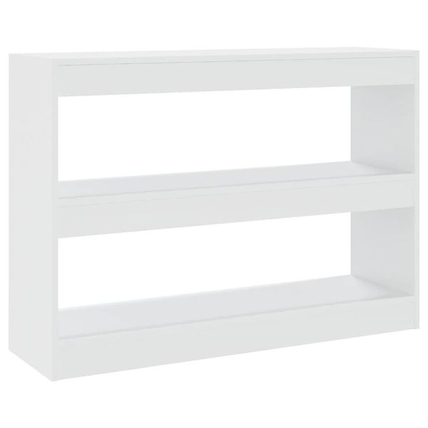 furnicato Bücherregal Bücherregal/Raumteiler Weiß 100x30x72 cm, günstig online kaufen