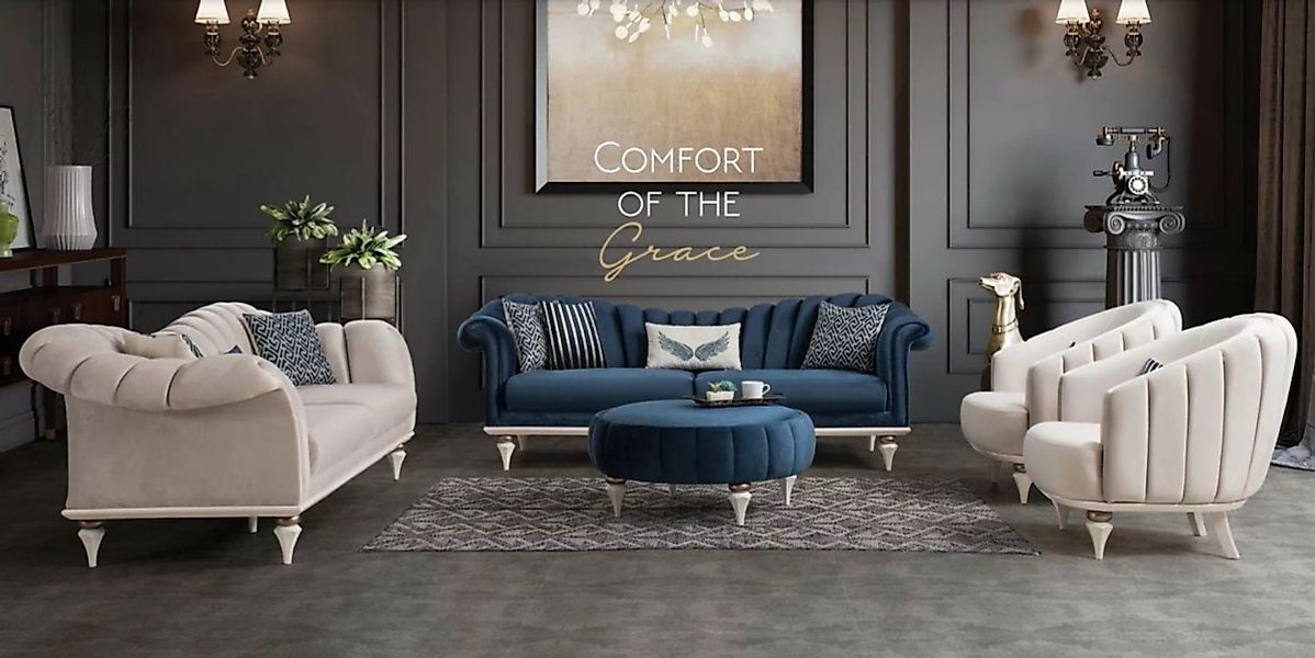 JVmoebel Sofa Modern Stil Couch Sofagarnitur 3311 Sitzer italienischer Stil günstig online kaufen