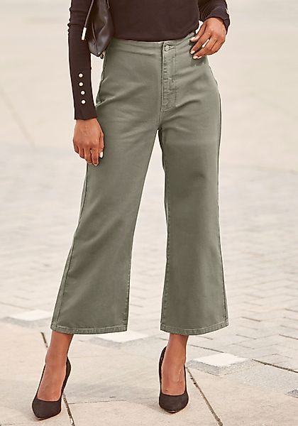 LASCANA Weite Jeans in Culotte-Form, High-Waist, günstig online kaufen