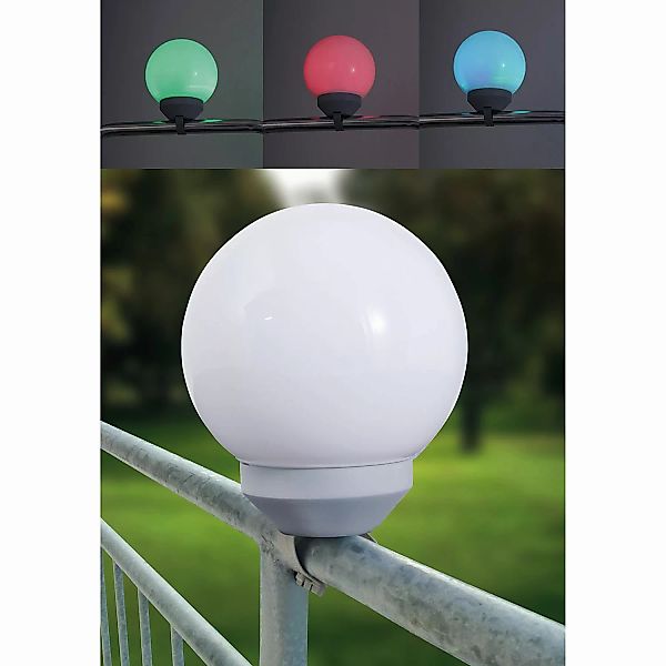 home24 LED Solar-Kugelleuchte Farbwechsler günstig online kaufen