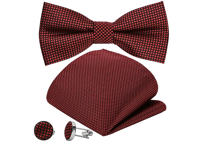 GASSANI Fliege Hochzeitsfliege Tuch Festlich, Karo Herren-Fliege Hochzeit S günstig online kaufen