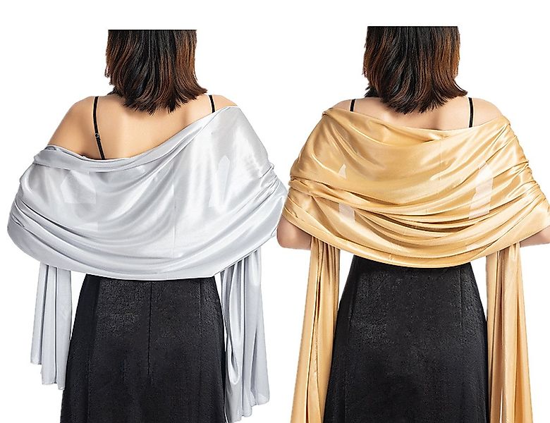 XDeer Modeschal 2 Stück Damen Shawl für Brautkleider Abendkleider, Elegante günstig online kaufen