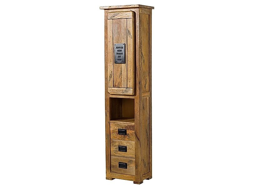 Massivmoebel24 Dreh-/Schwebetürenschrank #179 (Hochschrank Mango 50x35x195 günstig online kaufen