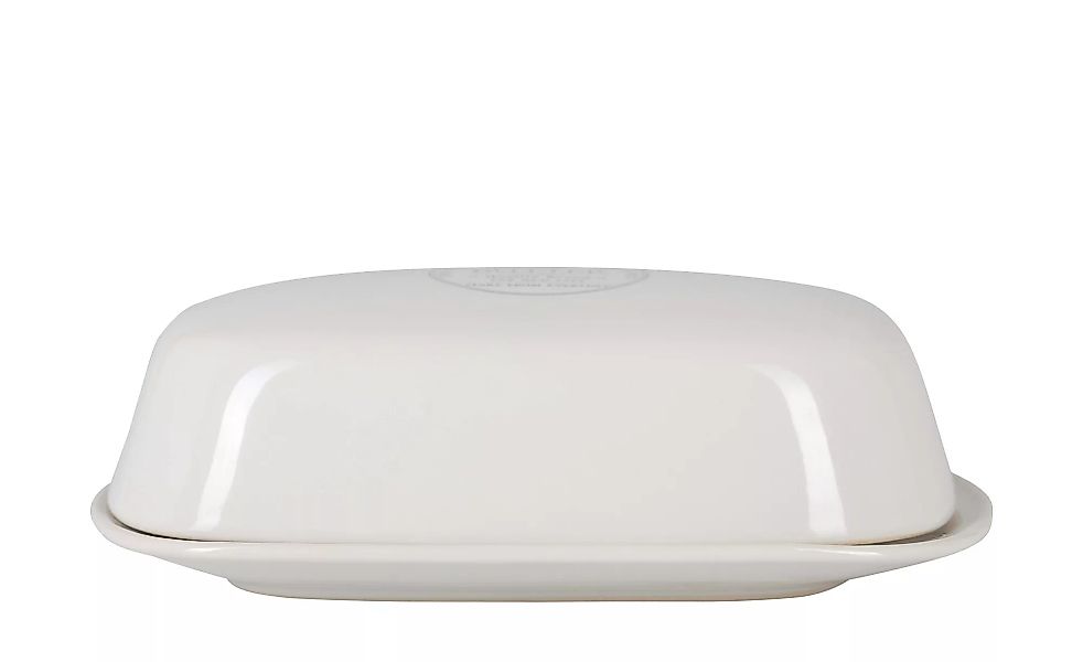 KHG Butterdose - weiß - Steinzeug - 12,7 cm - 5,5 cm - Sconto günstig online kaufen