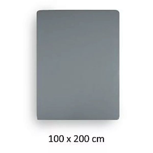 Spannbettlaken 'Lavara' granit, 100 x 200 cm günstig online kaufen