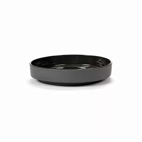 Suppenteller Inner Circle keramik grau / Ø 20,9 cm - Steinzeug - valerie ob günstig online kaufen