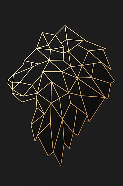 Bönninghoff Leinwandbild "Löwe" Löwe 1 Stk. tlg. BxH: 60x90 cm günstig online kaufen