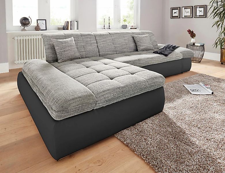 DOMO collection Ecksofa "PB Moric wahlweise mit Bettfunktion + Armteilverst günstig online kaufen