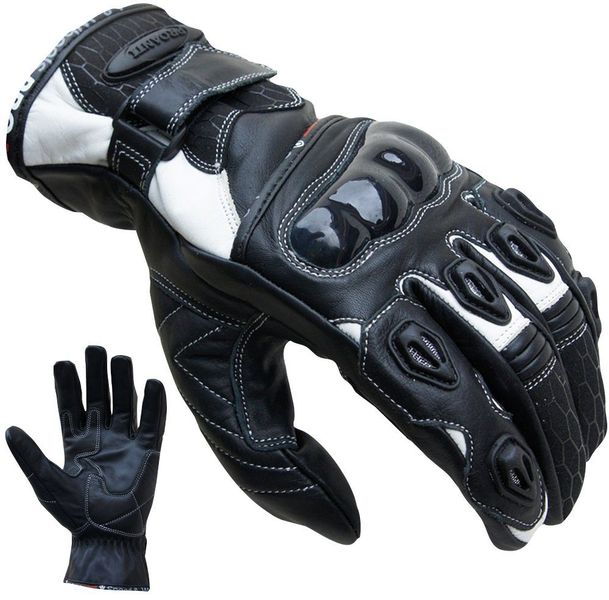 PROANTI Motorradhandschuhe aus Leder, kurz geschnitten günstig online kaufen