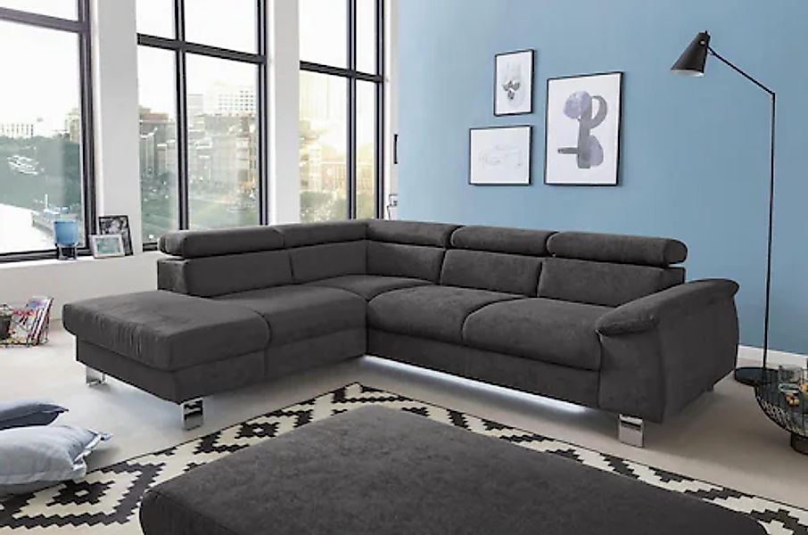 COTTA Polstergarnitur »Komaris L-Form«, (Set), Set bestehend aus: Ecksofa m günstig online kaufen