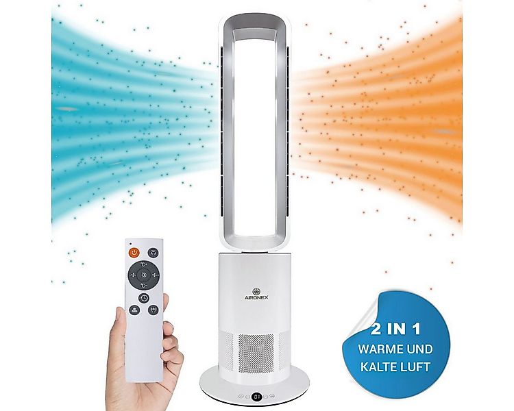Aironex Turmventilator - Bladloser Ventilator – Energieeffizienter Luftkühl günstig online kaufen