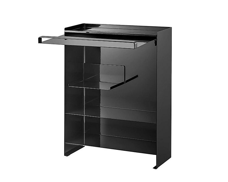 Yamazaki Küchenregal "Tower" Gewürzregal stehend schmal 38x49x16cm mit 3 Eb günstig online kaufen