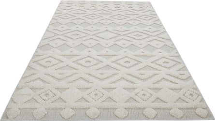 LeGer Home by Lena Gercke Teppich "Askja" rechteckig 18 mm Höhe mit Woll-Lo günstig online kaufen