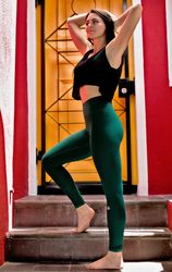 GUGGEN Mountain Seamless Leggings Figurformende Leggings günstig online kaufen