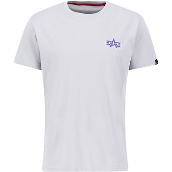 Alpha Industries  T-Shirts & Poloshirts Puff Print Logo Backprint T-Shirt - günstig online kaufen