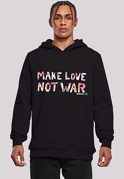 F4NT4STIC Sweatshirt WOODSTOCK Make Love Not War Floral Herren,Premium Merc günstig online kaufen