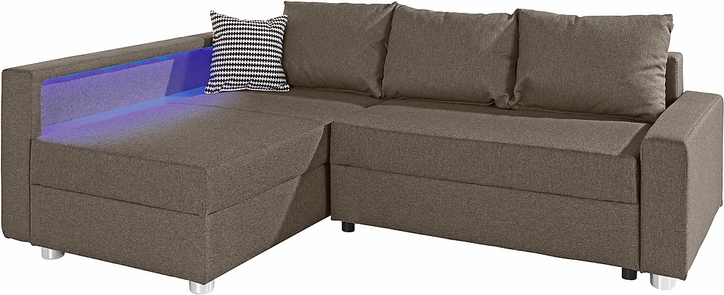 COLLECTION AB Ecksofa »Relax L-Form« inklusive Bettfunktion, Federkern, wah günstig online kaufen