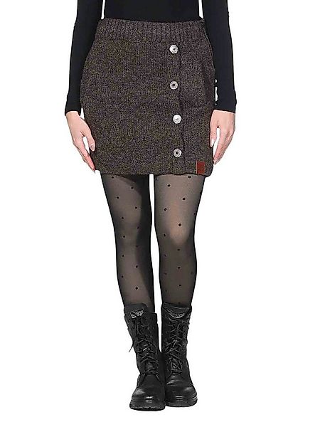 KUNST UND MAGIE Strickrock Strickrock kurzer Rock mit klassischem Muster Wo günstig online kaufen