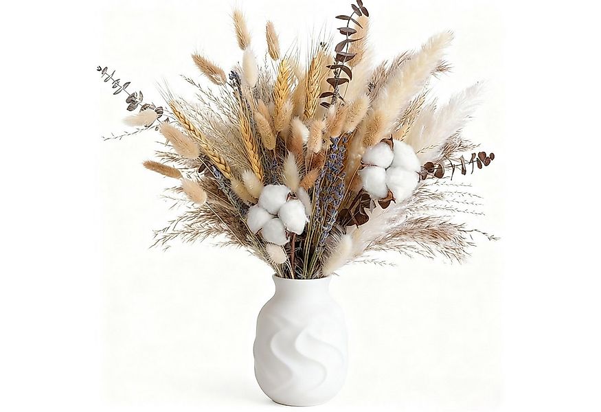 Trockenblume 78 Stück Pampasgras Getrocknet,Pampasgras Trockenblumen Deko B günstig online kaufen