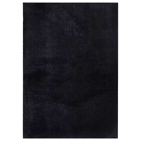 Teppich Loft schwarz B/L: ca. 80x140 cm günstig online kaufen