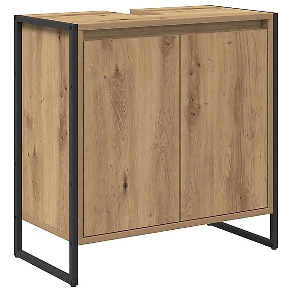 vidaXL Badezimmerschrank mit Tür Kunsthandwerk Eiche 60 x 30 x 60 cm 886491 günstig online kaufen