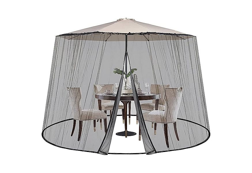 Sekey Moskitonetz Verstellbares Insektenschutz für 250-300 cm Sonnenschirme günstig online kaufen