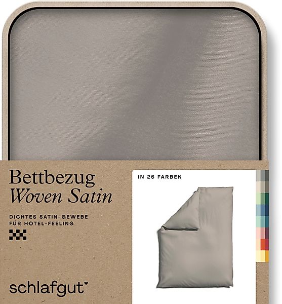 Schlafgut Bettbezug Woven Satin, (1 St), günstig online kaufen