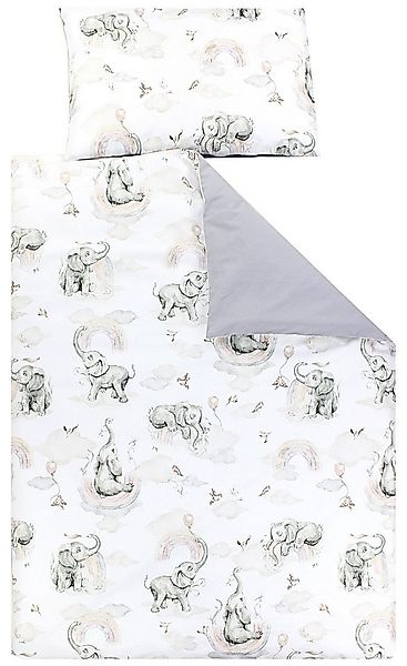 TupTam Kinderbettwäsche TupTam Kinder Bettwäsche Gemustert 2-Teilig Wendebe günstig online kaufen