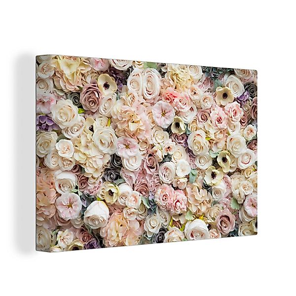 OneMillionCanvasses® Leinwandbild Rosen - Blumen - günstig online kaufen