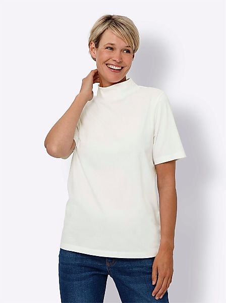 Sieh an! T-Shirt Stehkragenshirt günstig online kaufen