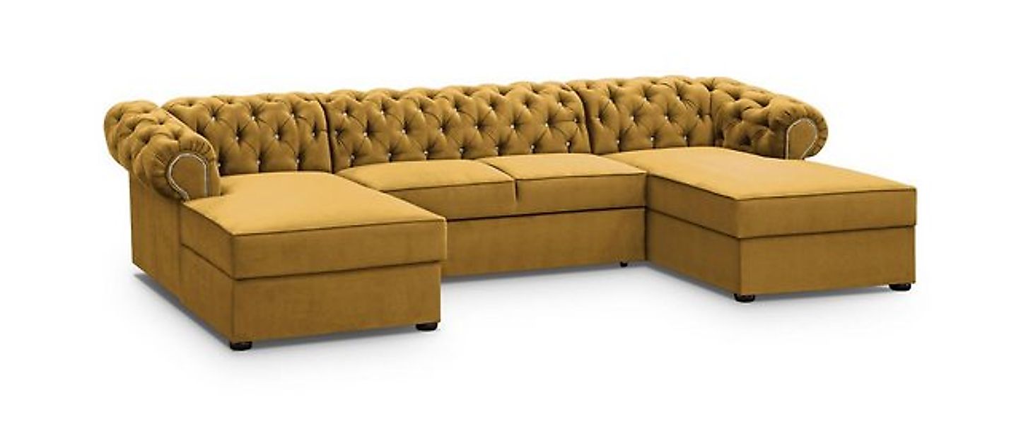 Beautysofa Ecksofa mit Schlaffunktion und zwei Bettkasten Chester U, hochwe günstig online kaufen