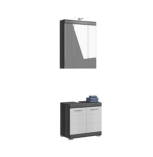 furnling Badmöbel-Set Scott, (2-St., aus Spiegelschrank günstig online kaufen
