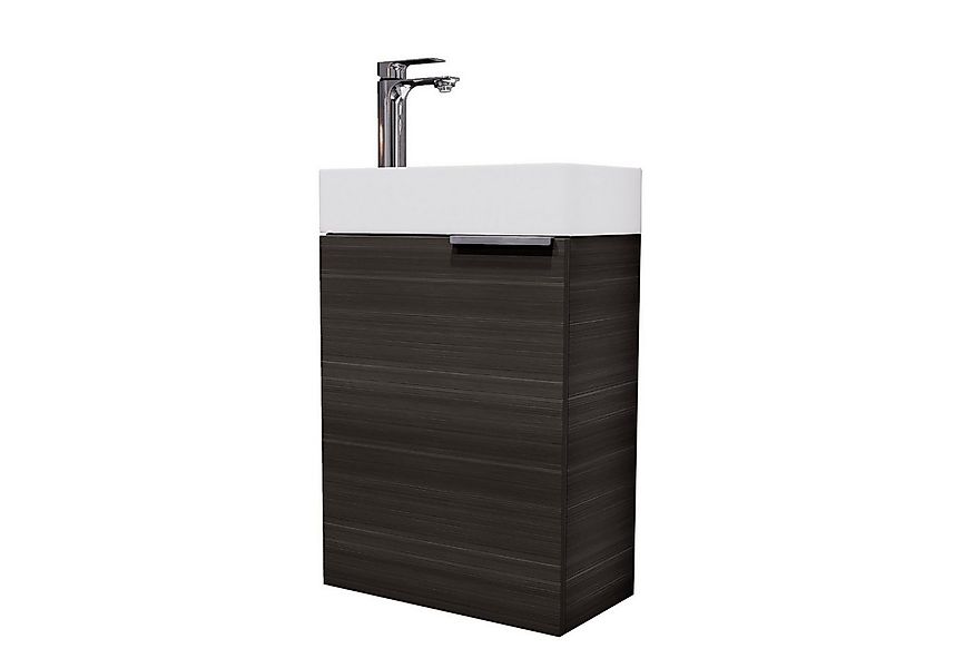 Planetmöbel Waschtisch Waschtisch mit Unterschrank 40 cm (2er Set, 1-St., G günstig online kaufen