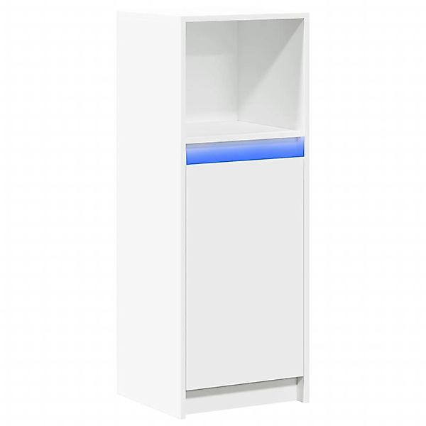 vidaXL LED-Sideboard Weiß 38x34x100 cm Holzwerkstoff 852166 günstig online kaufen