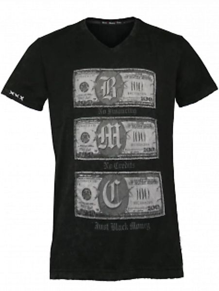 Black Money Crew Herren Shirt Benjamins (M) (schwarz) günstig online kaufen