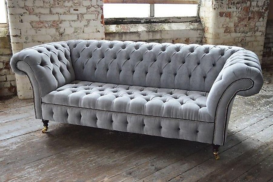 JVmoebel Sofa Chesterfield 3 Sitzer XXL Polster Sitz Couch Sofa Garnitur Bi günstig online kaufen