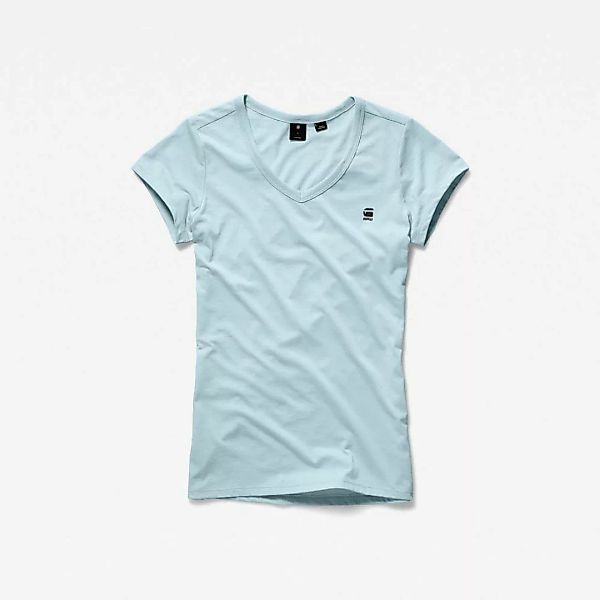 G-star Eyben Slim V Neck Kurzarm T-shirt L Dark Laundry Blue günstig online kaufen