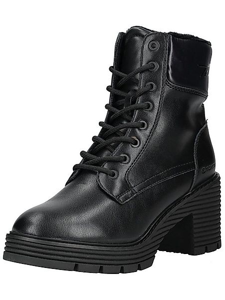 TOM TAILOR Tom Tailor Stiefelette Lederimitat/Textil Schnürstiefelette günstig online kaufen