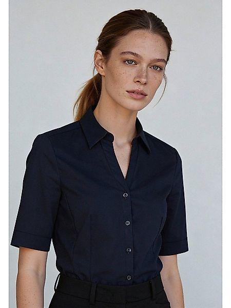 MORE&MORE Kurzarmbluse Baumwollstretchbluse günstig online kaufen