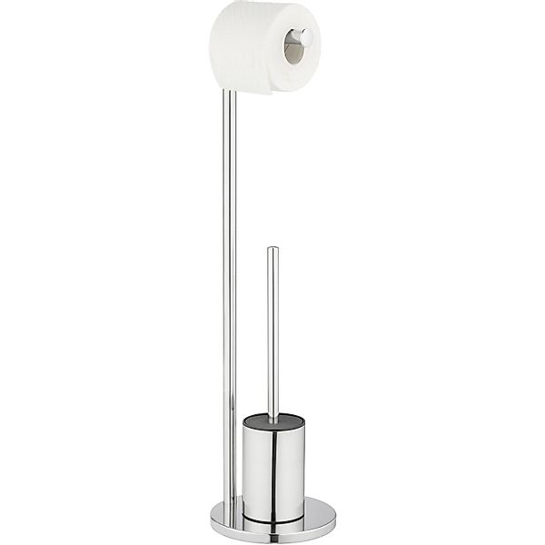 WENKO WC-Garnitur "Modell Ferla" aus Edelstahl  Metall Standgarnitur aus Ed günstig online kaufen