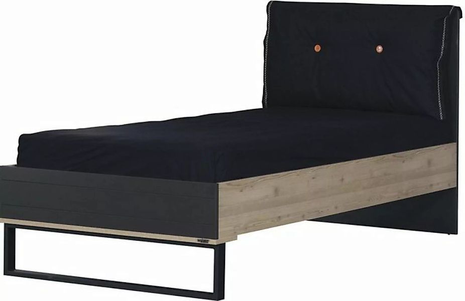 Möbel-Lux Jugendbett Boss Lajivert, gepolstertes Kopfteil, 120x200 cm günstig online kaufen